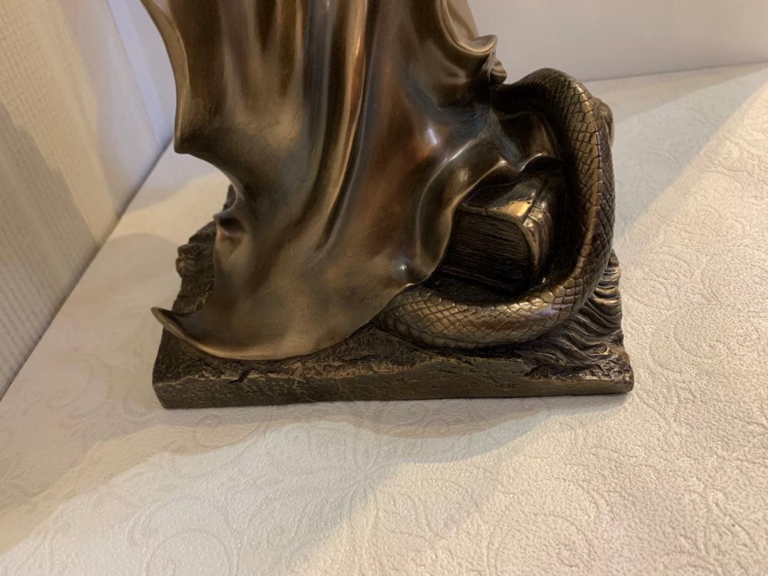 アンティーク 正義の女神の置物 像 ID-391