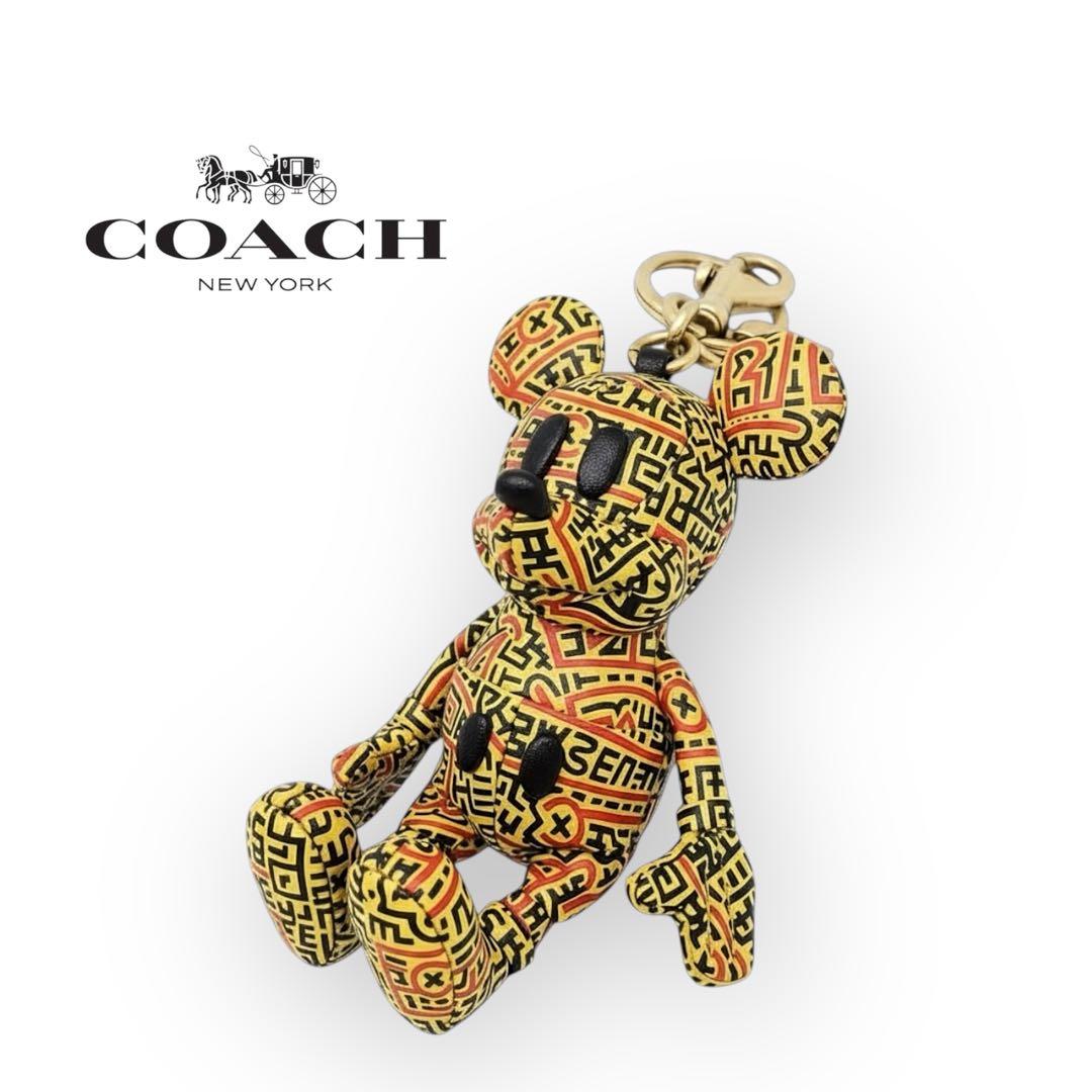 Coach ミッキー　ディズニー　キースヘリング　キーホルダー　チャーム