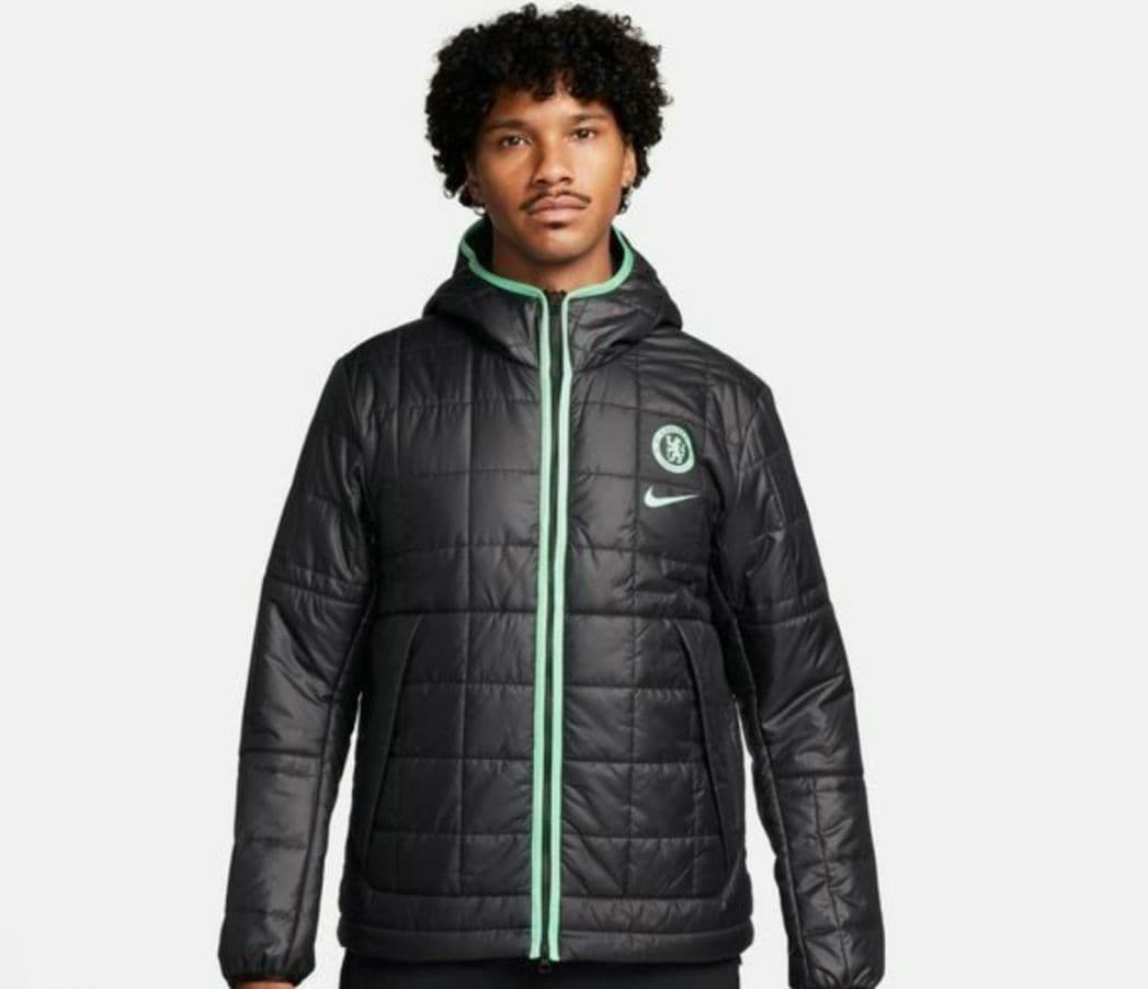 チェルシー フード付きフリースダウンジャケット インポートL NIKE