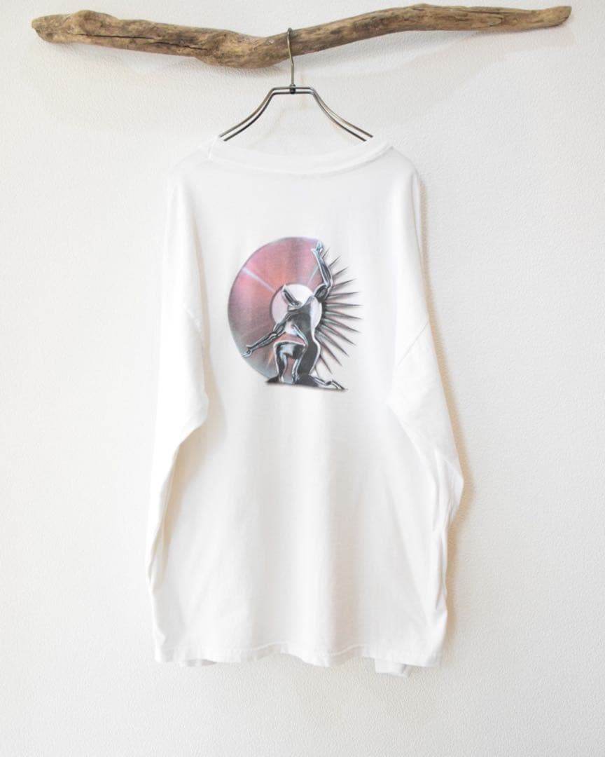 あ*す様 90s MAC PLAY 長袖カットソー ホワイト ロンT apple