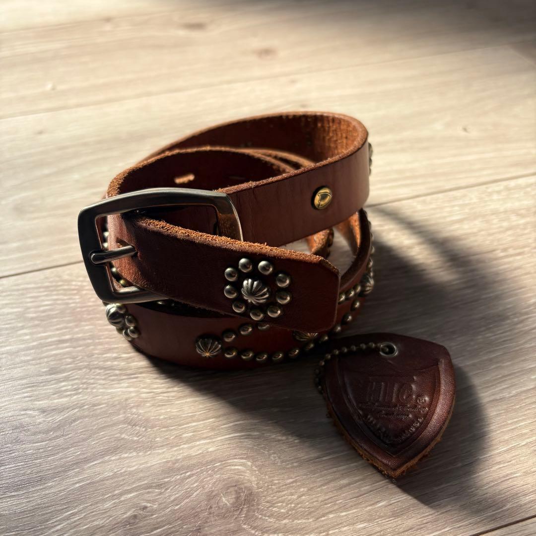 【早い者勝ち！】HTC スタッズベルト　ヴィンテージ