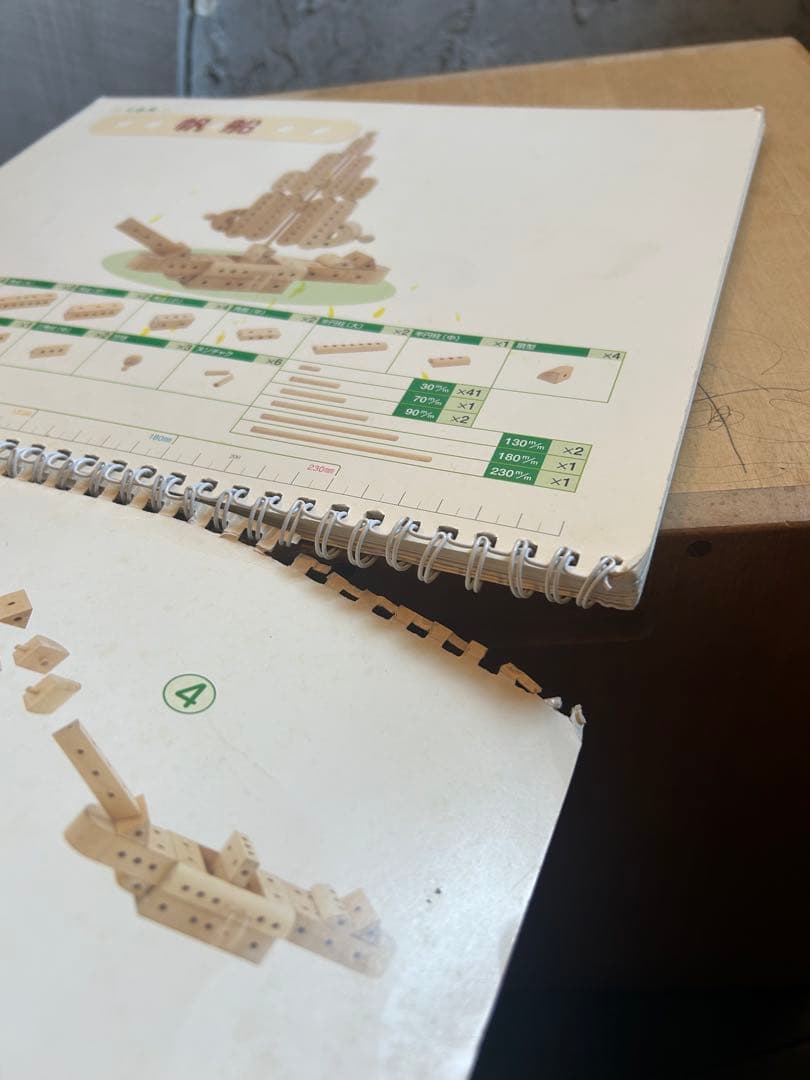 ゲーテの組み木　木製 知育ブロック