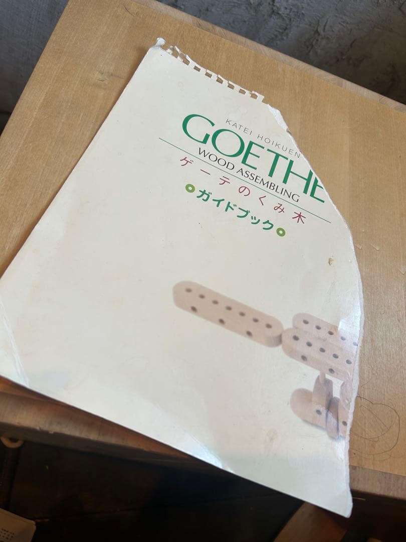 ゲーテの組み木　木製 知育ブロック