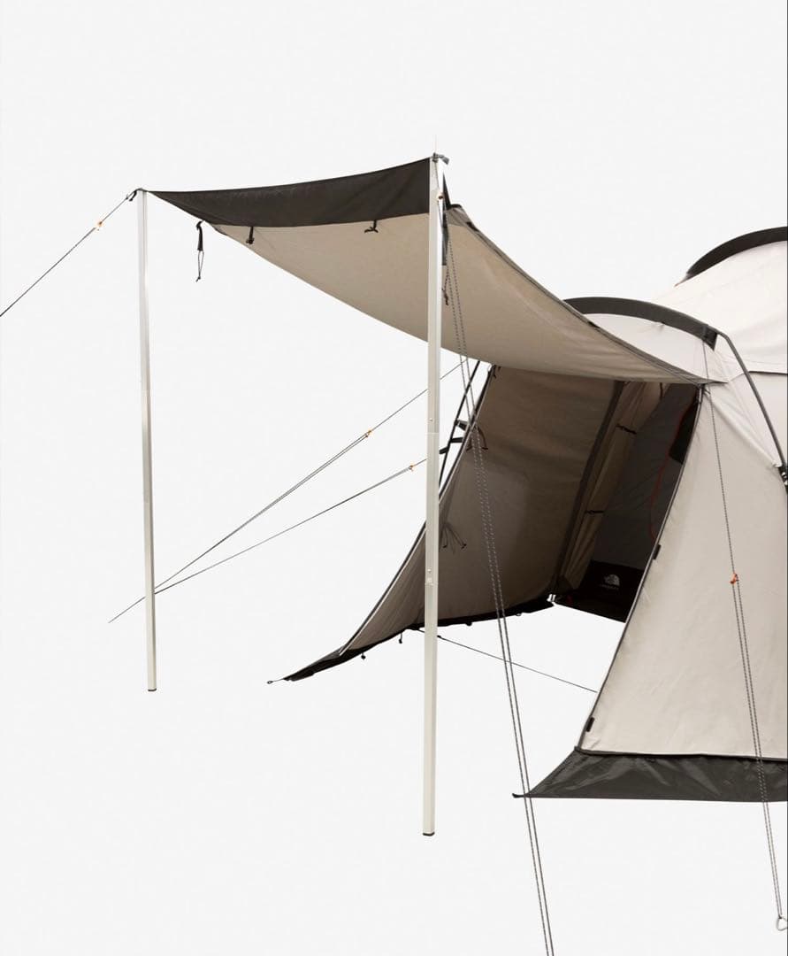The North Face ドーム型テント ベージュ/ブラックランダー4
