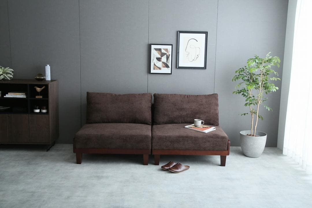 【新品・送料無料】【Estela】リクライニングソファベッド