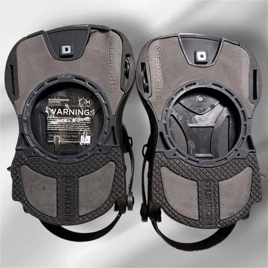 ブラック スノーボード ビンディング UNION