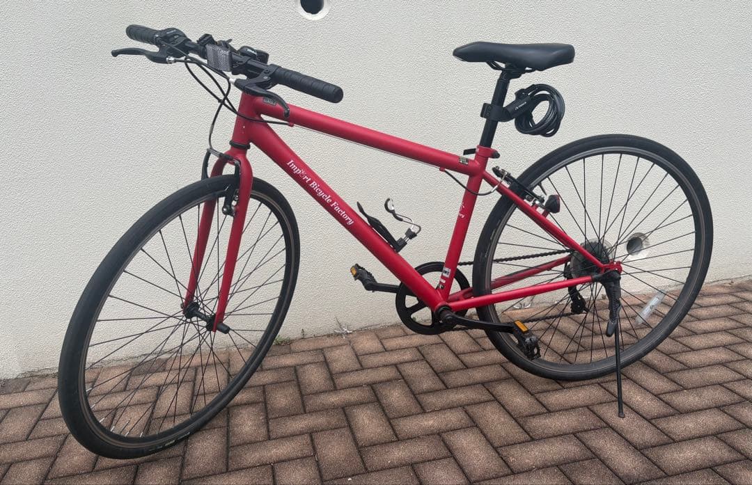 と*す様 クロスバイク　フロントシングル　スポーツバイク　vブレーキ