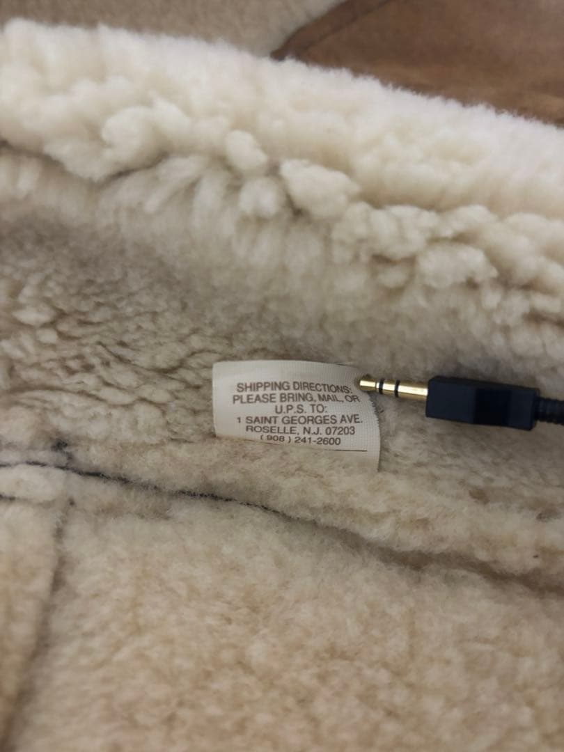 USA製 Covington Leather B-3 本革ムートンジャケット38