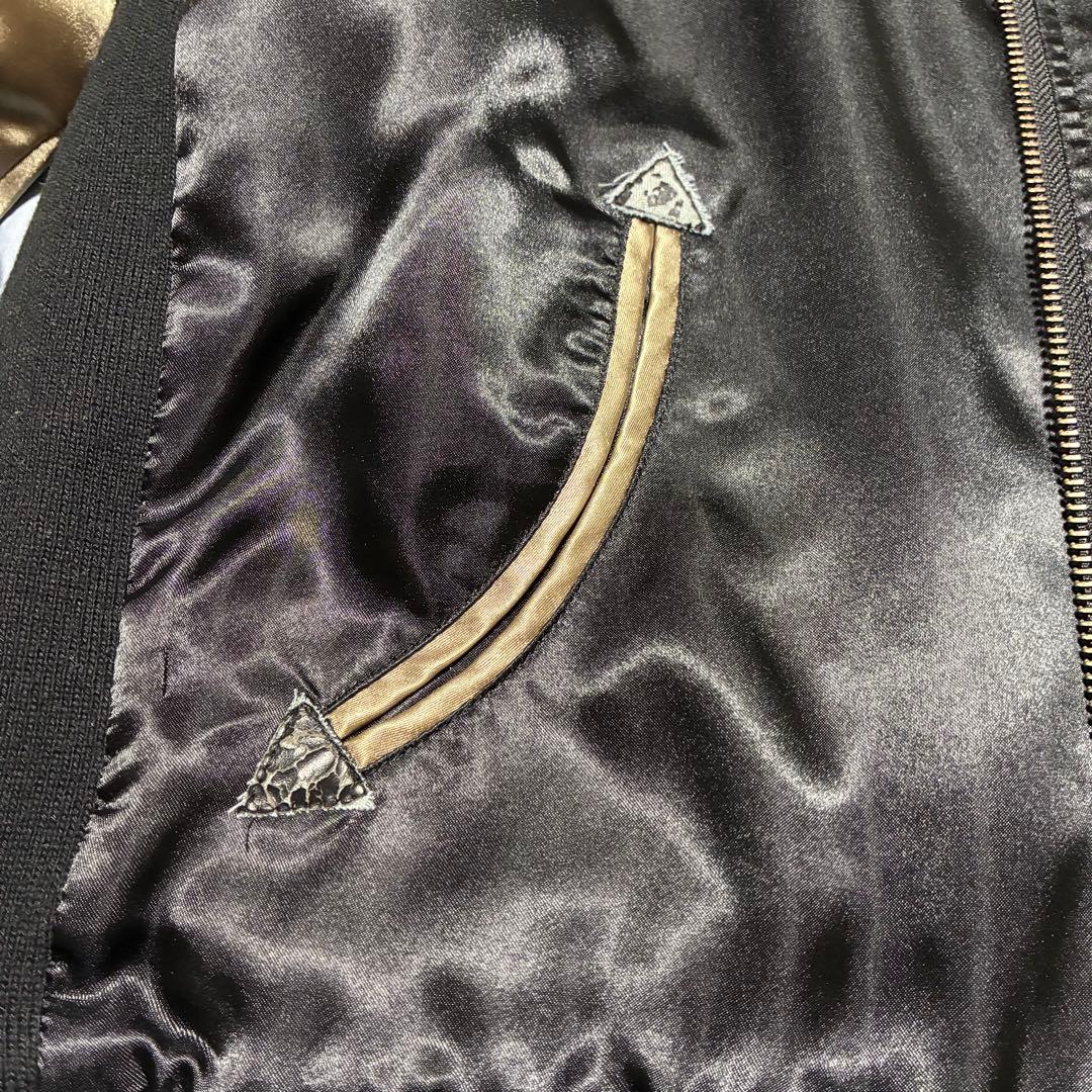 glamb グラム スカジャン 鳩 マリア 羊 サイズ3ブラック　スタジャン