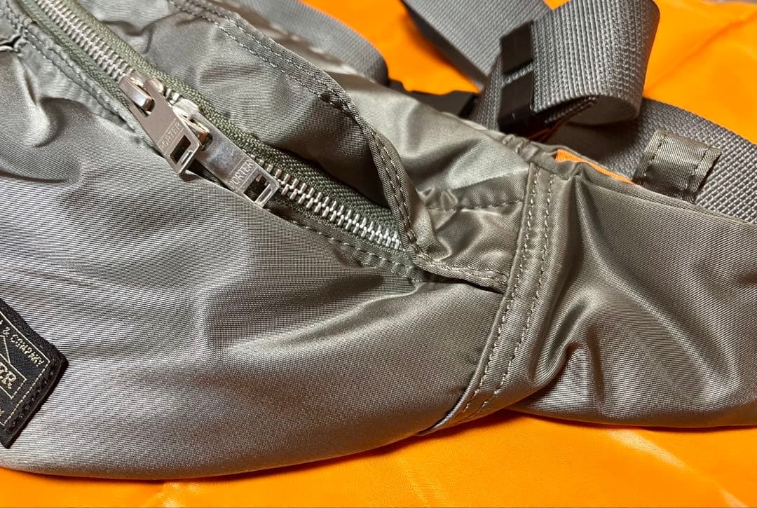 PORTER ポータータンカー　ウエストバッグS シルバーグレー 美品
