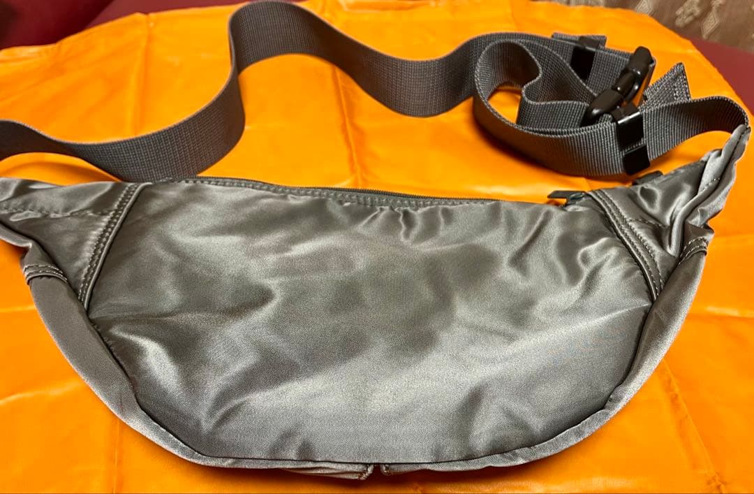 PORTER ポータータンカー　ウエストバッグS シルバーグレー 美品