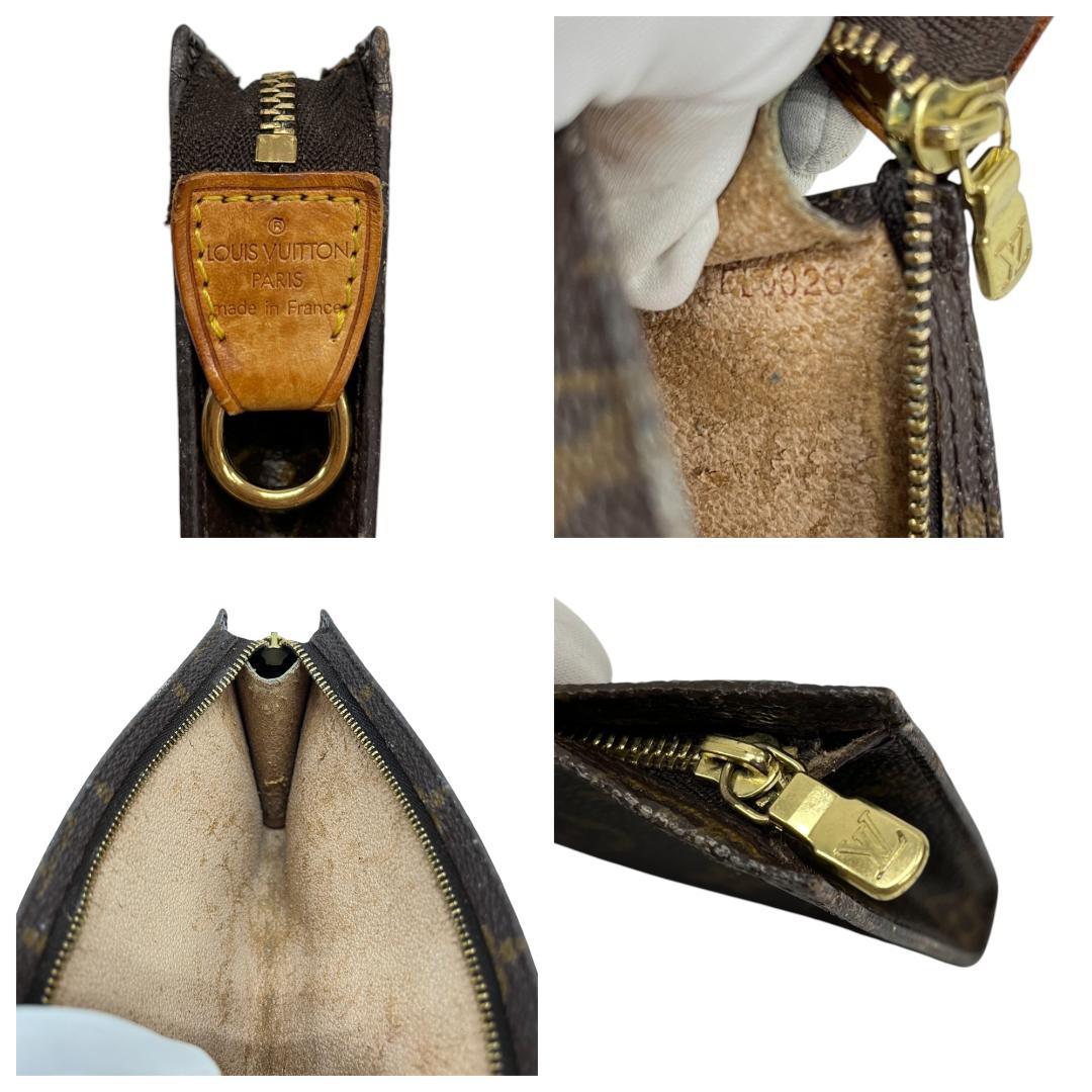 良品 LOUIS VUITTON モノグラム ポーチ バケット付属ポーチ