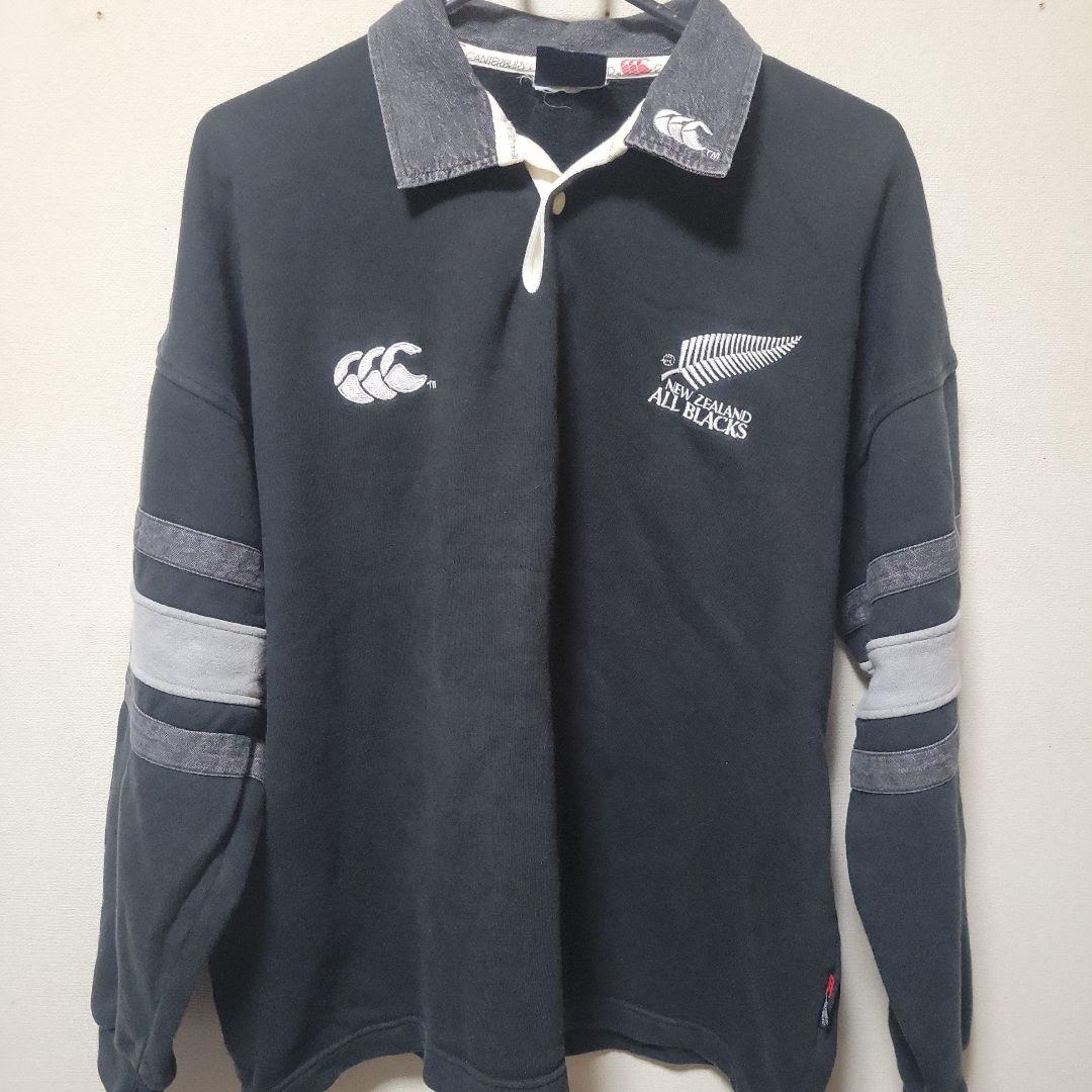 希少 90s CANTERBURY オールブラックス ラグビー