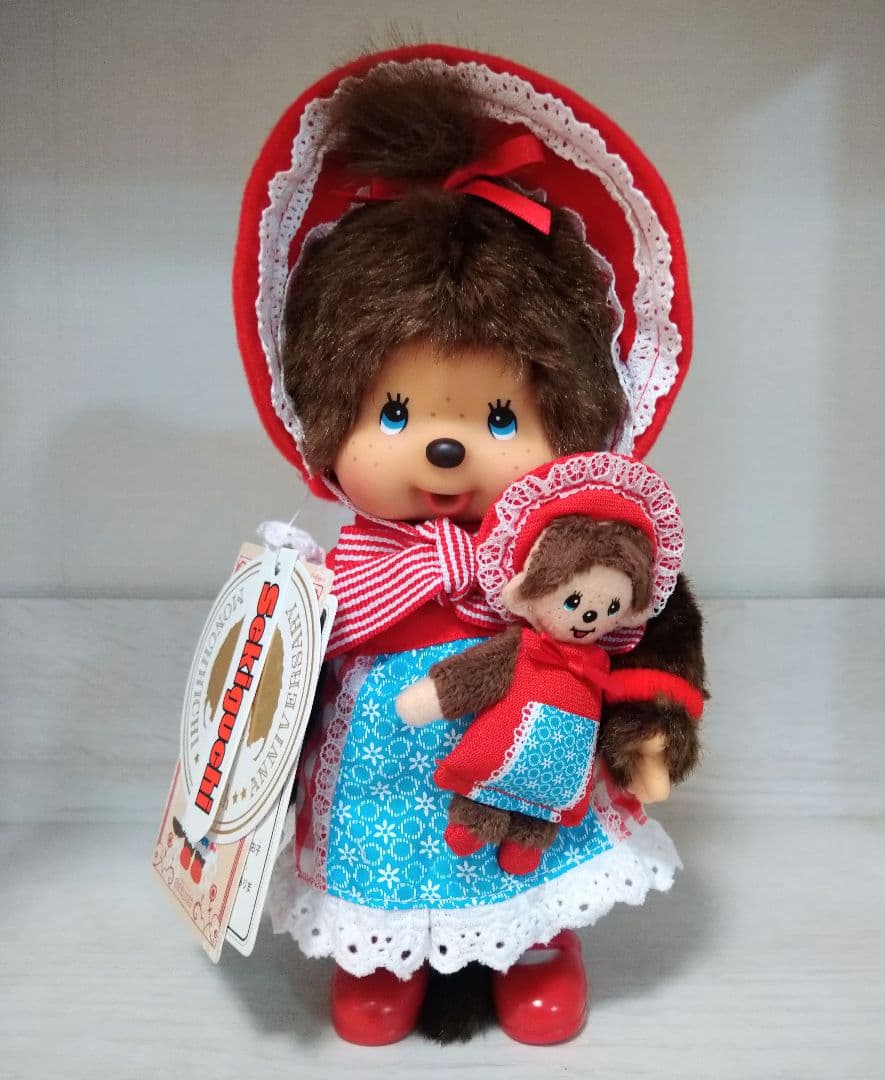 新品 40周年記念 文化人形 モンチッチ 女の子 立ちモン 258500