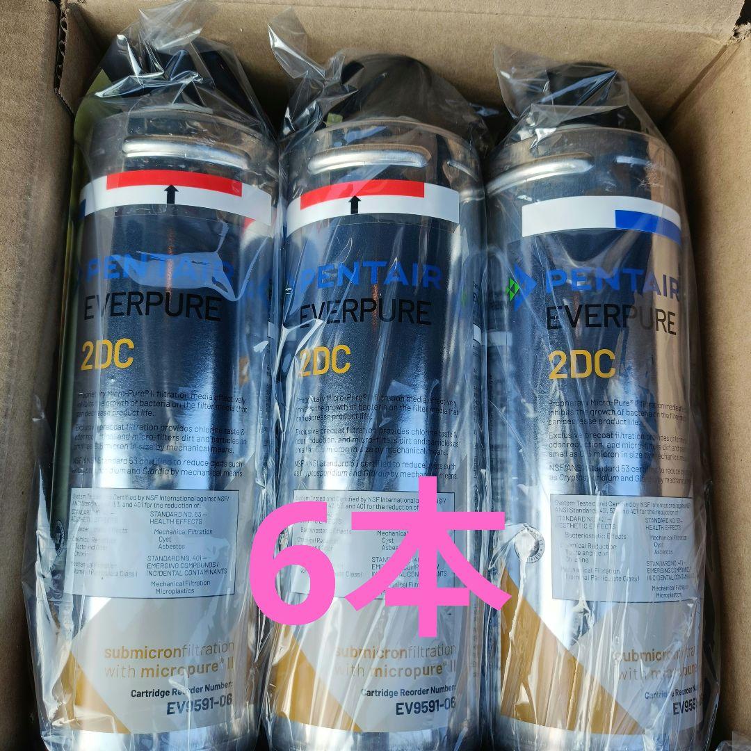 エバーピュア 2DC浄水器カートリッジ 6本セット