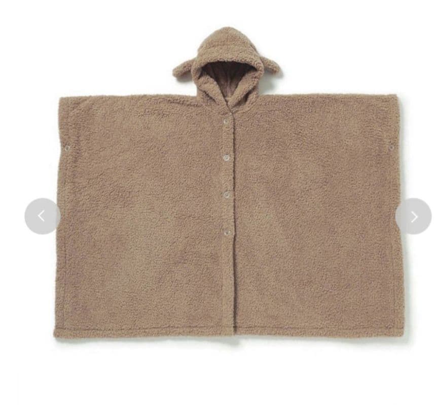 ジェラートピケ　ドッグ　着る毛布　ポンチョ　ドッグ　ジェラピケ　プードル　毛布