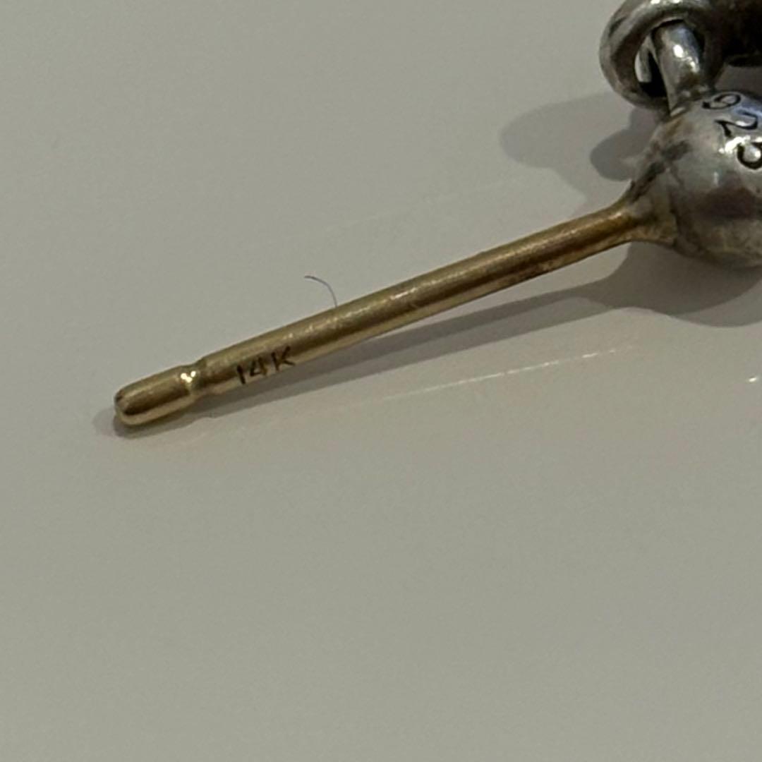 クロムハーツ タイニーE 14K ピアス（片耳用）