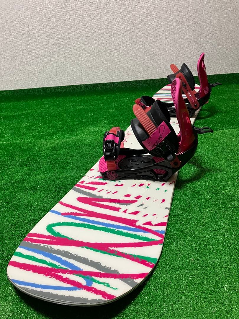 SWIVEL　スノーボードセット　143cm　ビンディングM　初心者オススメ