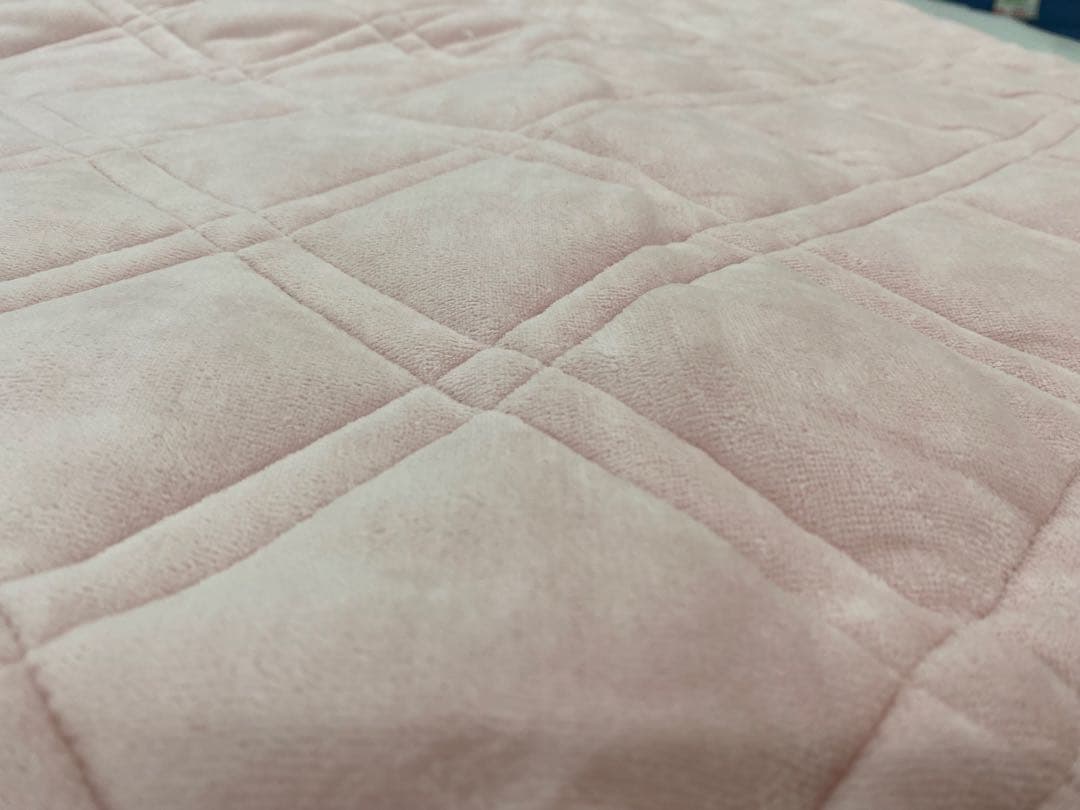 ダブルサイズ・ロマンス　綿１００%敷きパッド・吸湿発熱素材使用・洗濯OK