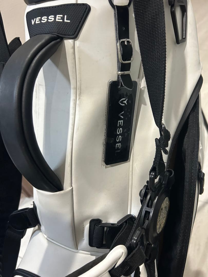 Vessel ホワイト キャディバッグ