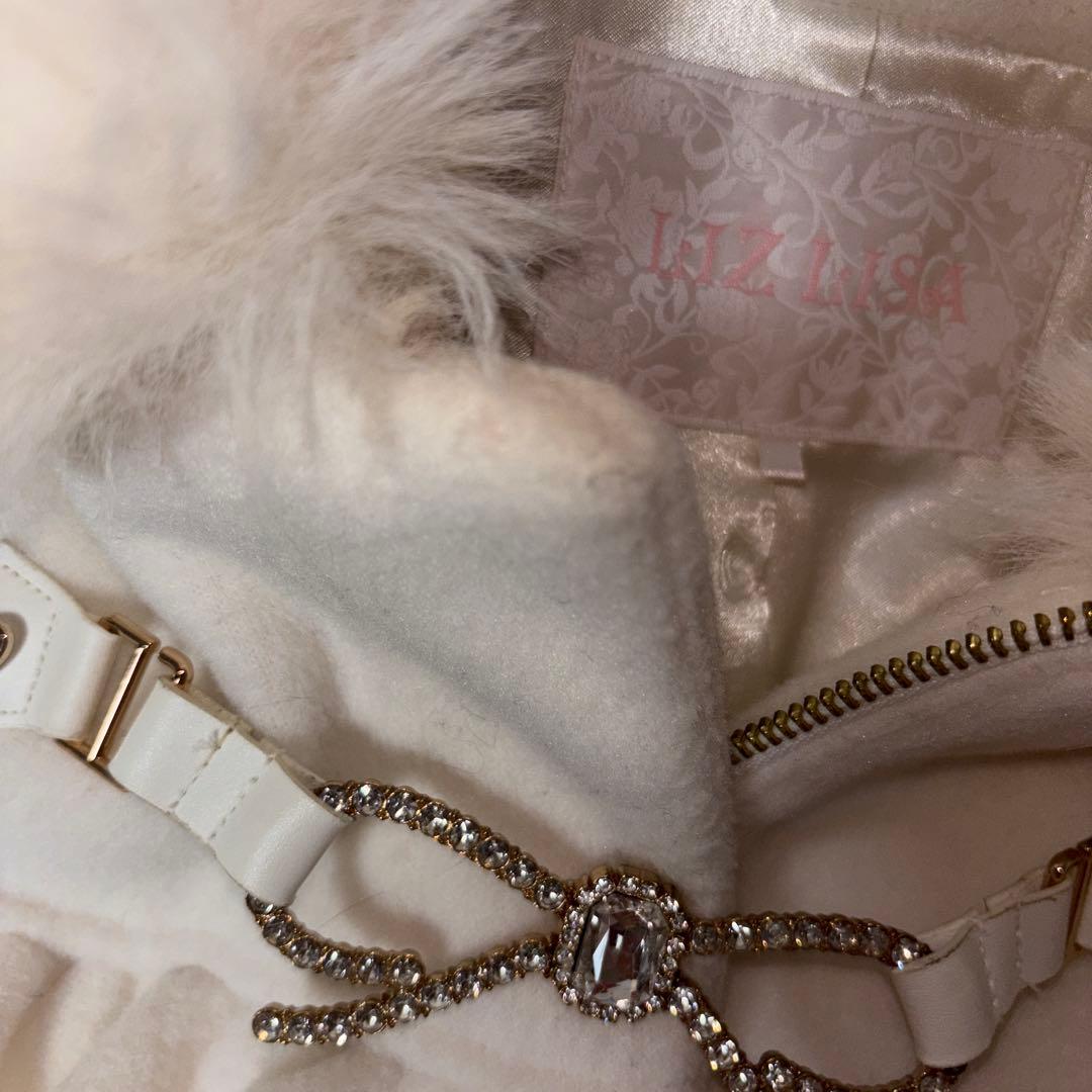 LIZLISAビジューリボンショートフードコート