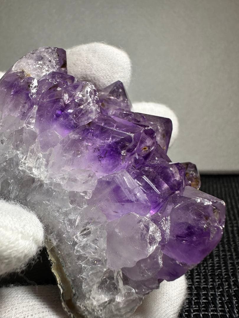 アメジスト クラスター タイチン共生 最高品質！ 1132