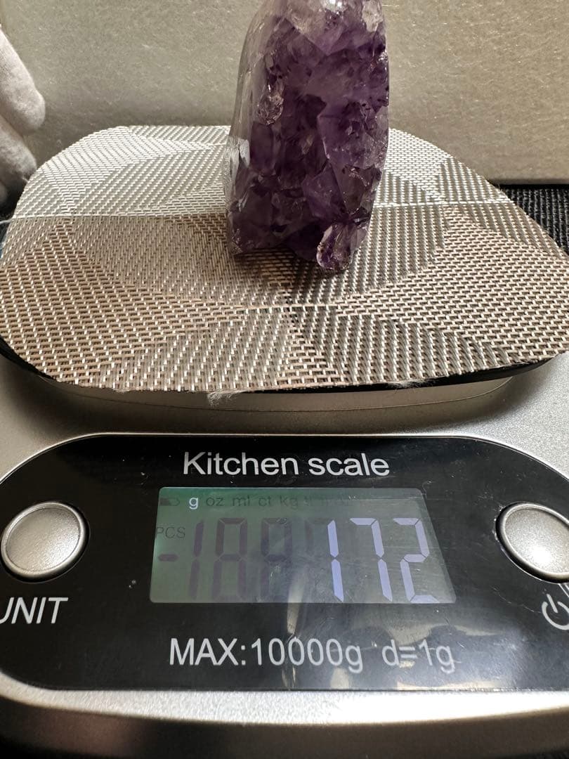 アメジスト クラスター タイチン共生 最高品質！ 1132