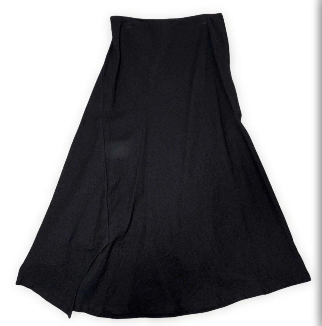 ヨウジヤマモト　 フレアスカート スリット入り