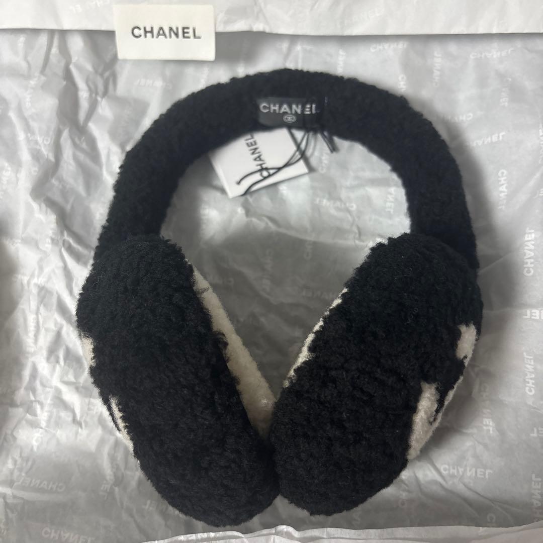 最終値下げ　シャネル　CHANEL イヤーマフ　ブラック　黒　新品未使用