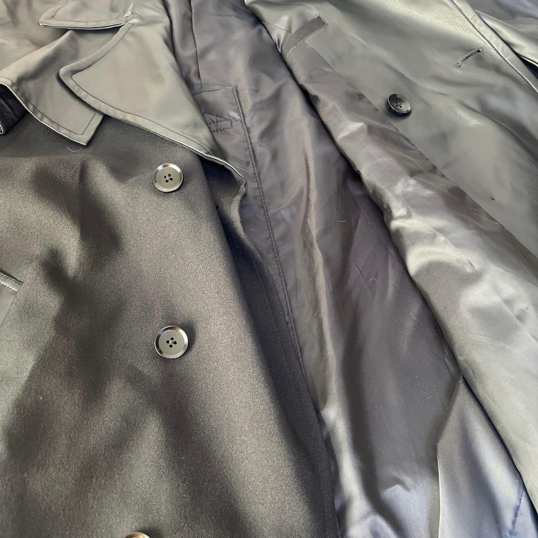 HARE ハレ レザー切り替え トレンチコート ブラック S 美品