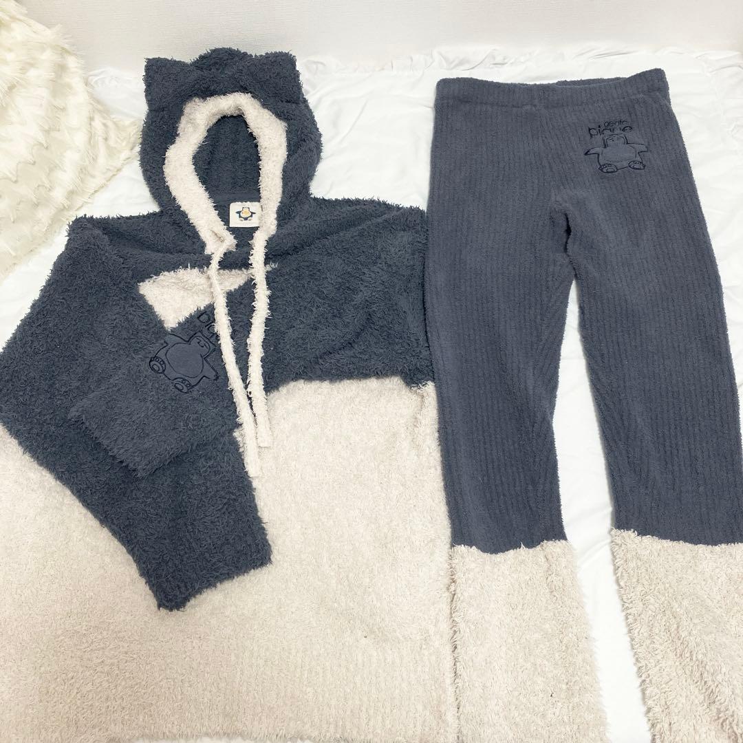 【値下】ポケモンスリープ×ジェラピケ　カビゴンルームウェアフーディ＆レギンス