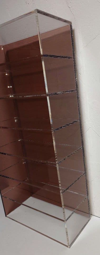 7段 クリア ケース ボックス BOX 棚 強化プラスチック 頑丈