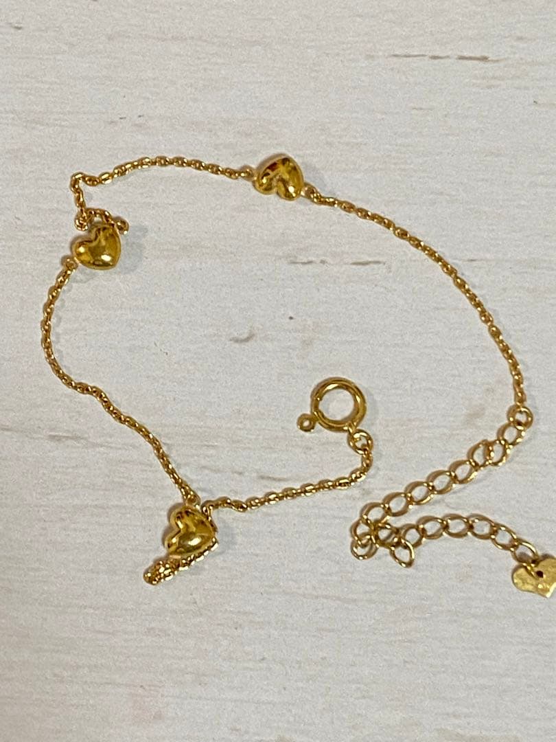 COACH K18 ハート ブレスレット 18金 ゴールド コーチ