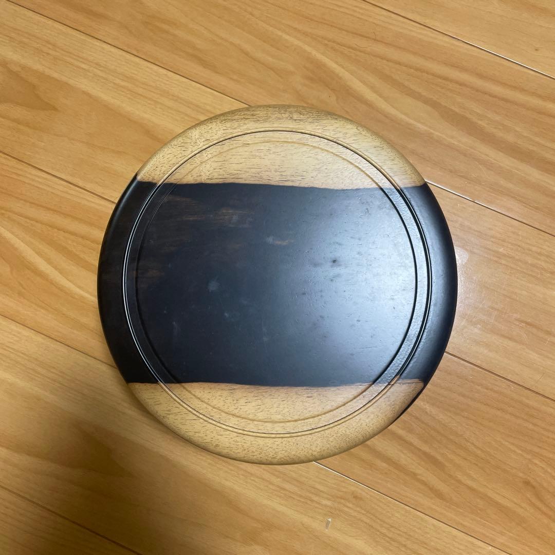 茶櫃 蓋付き 柿の木