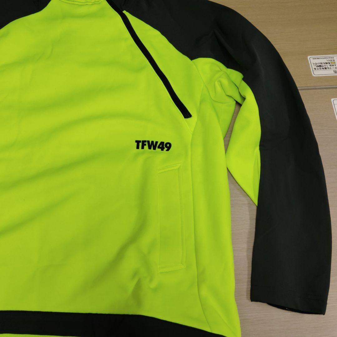 TFW49 　蛍光イエローハーフジッププルオーバー Mサイズ イエロー