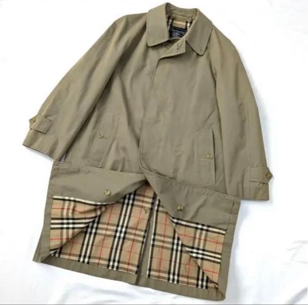 Burberrys　バーバリー　丸善別注　90’s ステンカラーコート　玉蟲色