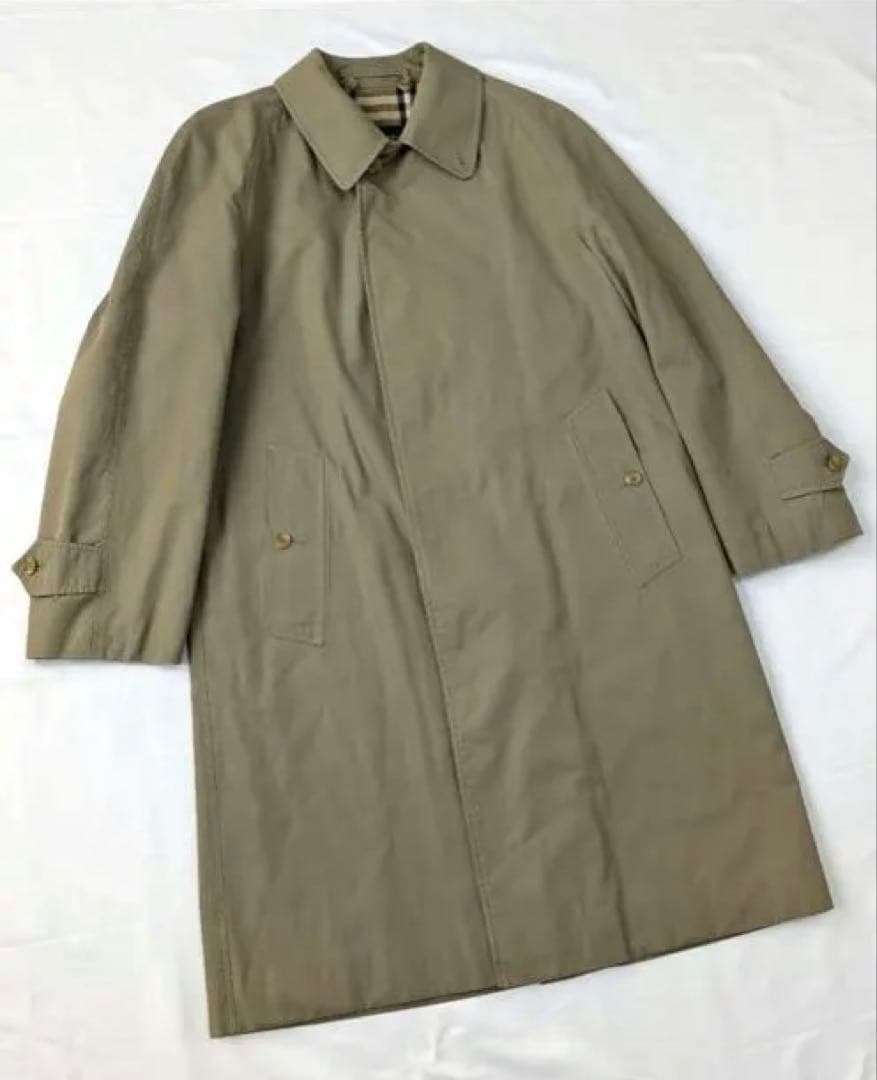 Burberrys　バーバリー　丸善別注　90’s ステンカラーコート　玉蟲色