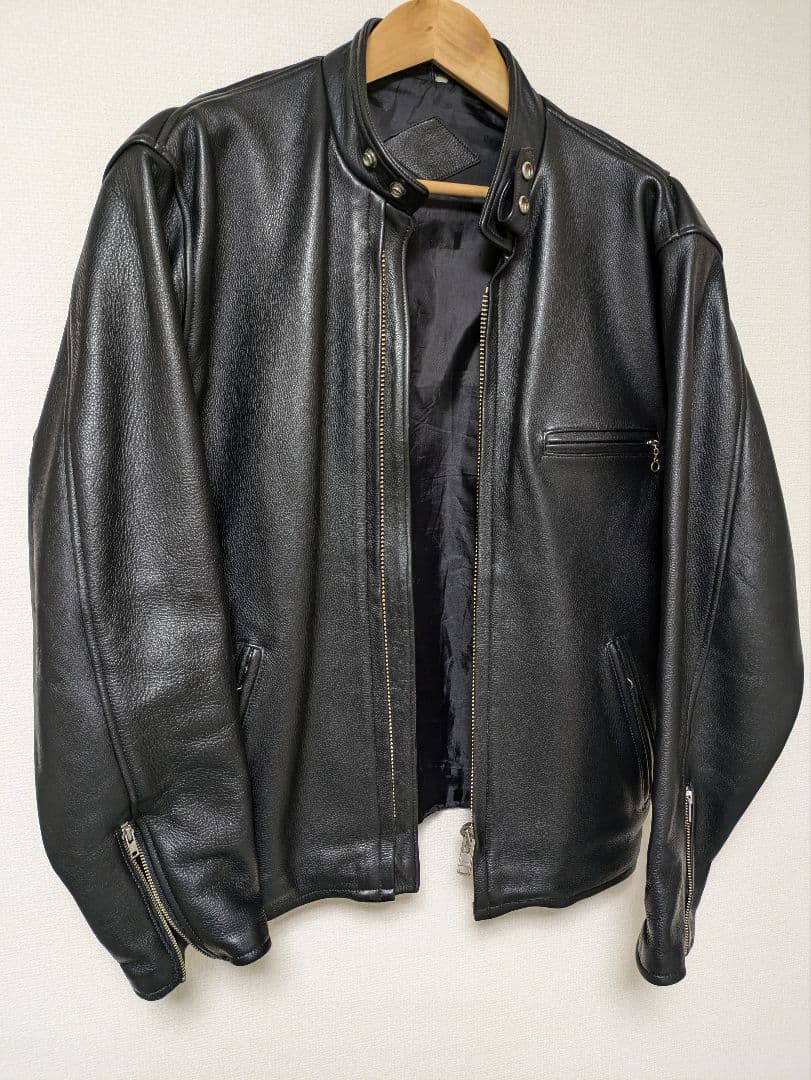 本革　シングルライダース　サイズXL