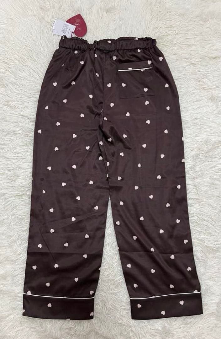 タグ付き新品　ジェラートピケ　2025 バレンタイン　ハート柄サテン　ジェラピケ