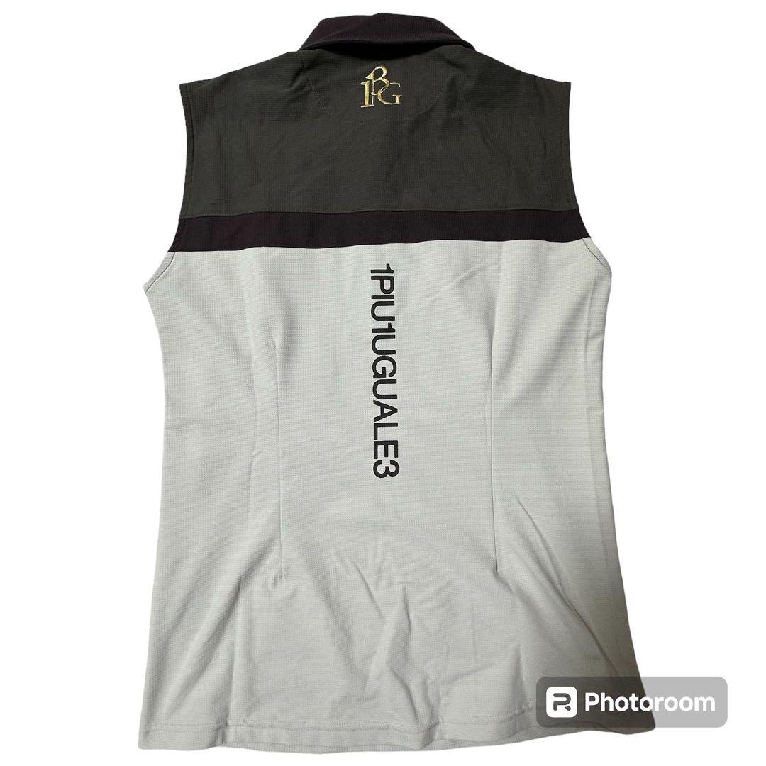 【1PIU1UGUALE3】襟付き ノースリーブ 新品未使用 タグ付き M