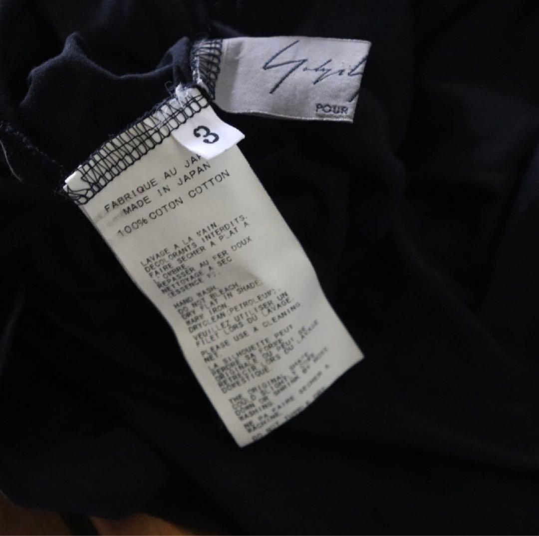 [Yohji Yamamoto pour homme] ギャザーカットソー