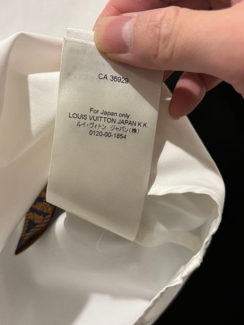 LOUIS VUITTON 2024SS ファレル ホワイトシャツ XS