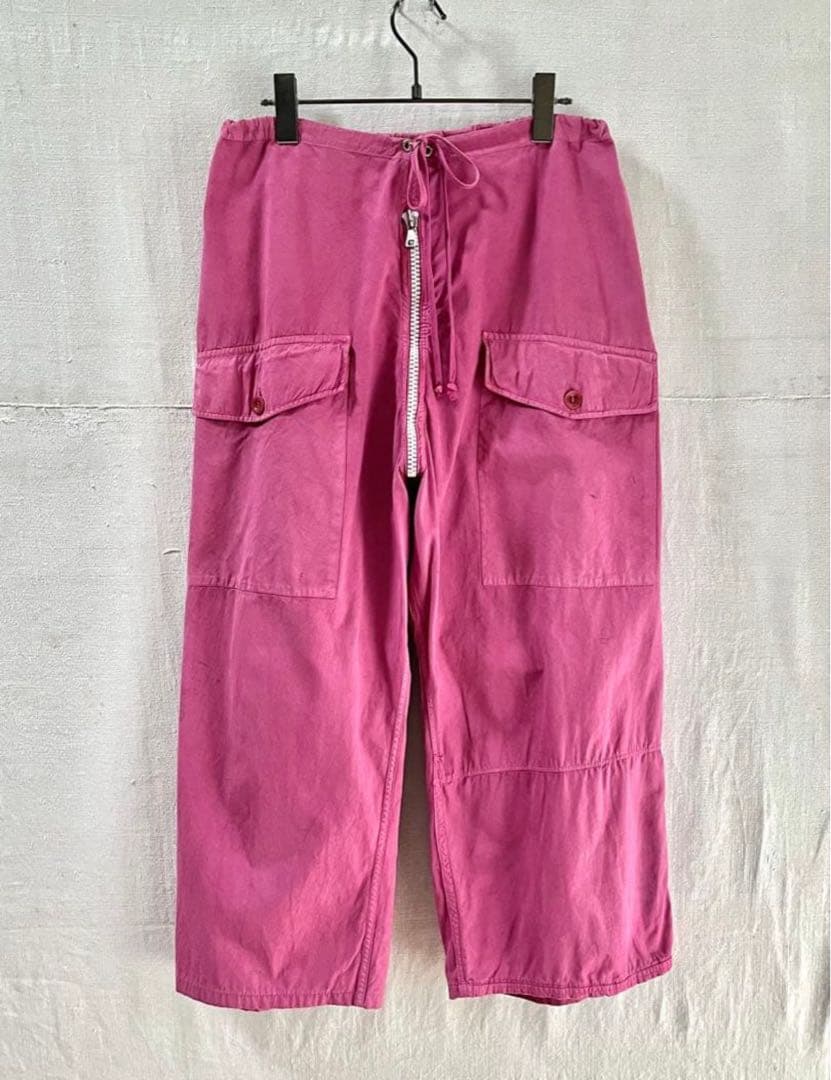 【後染め】60s スイス軍 vintage オーバーパンツ ミリタリー