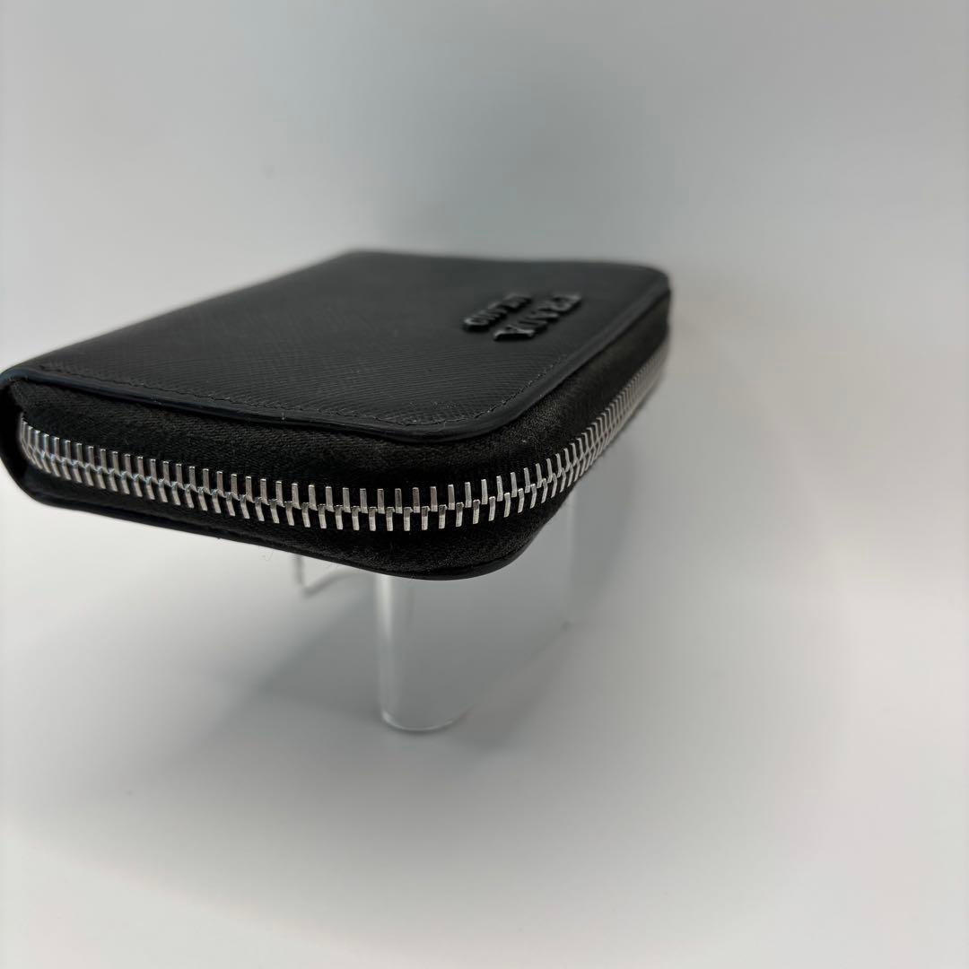 PRADA パース　ブラック　1MM268 ハート　SAFFIANO