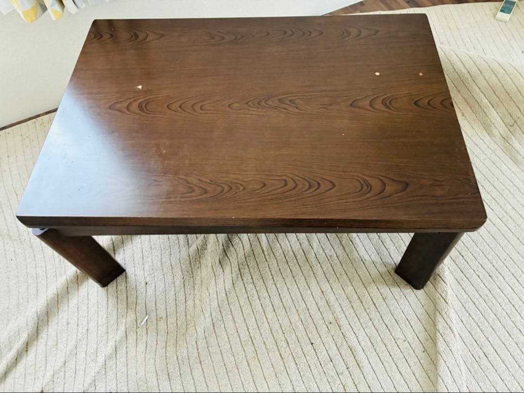 コタツ テーブル インテリア 座卓 暖房 2022年式 105cm 食卓 動作品