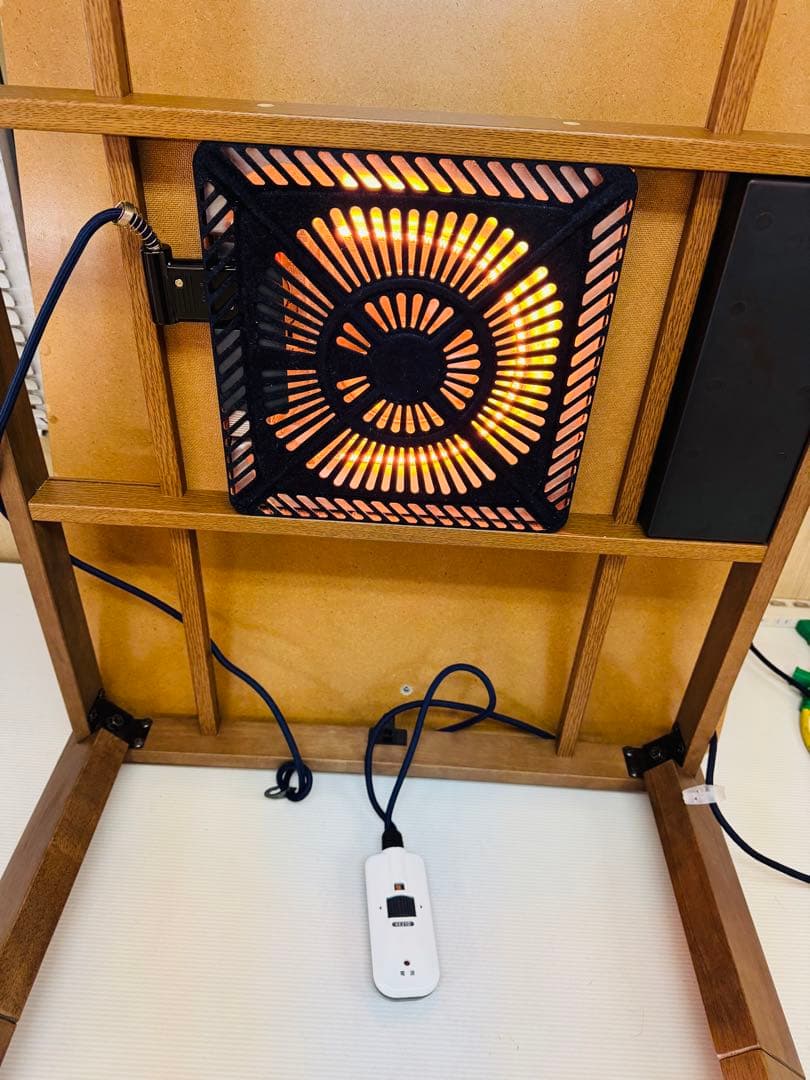 コタツ テーブル インテリア 座卓 暖房 2022年式 105cm 食卓 動作品