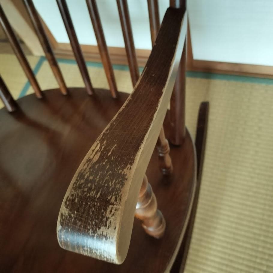 柏木工 ロッキングチェア 昭和レトロ ビンテージ 木製 無垢材 椅子 飛騨高山