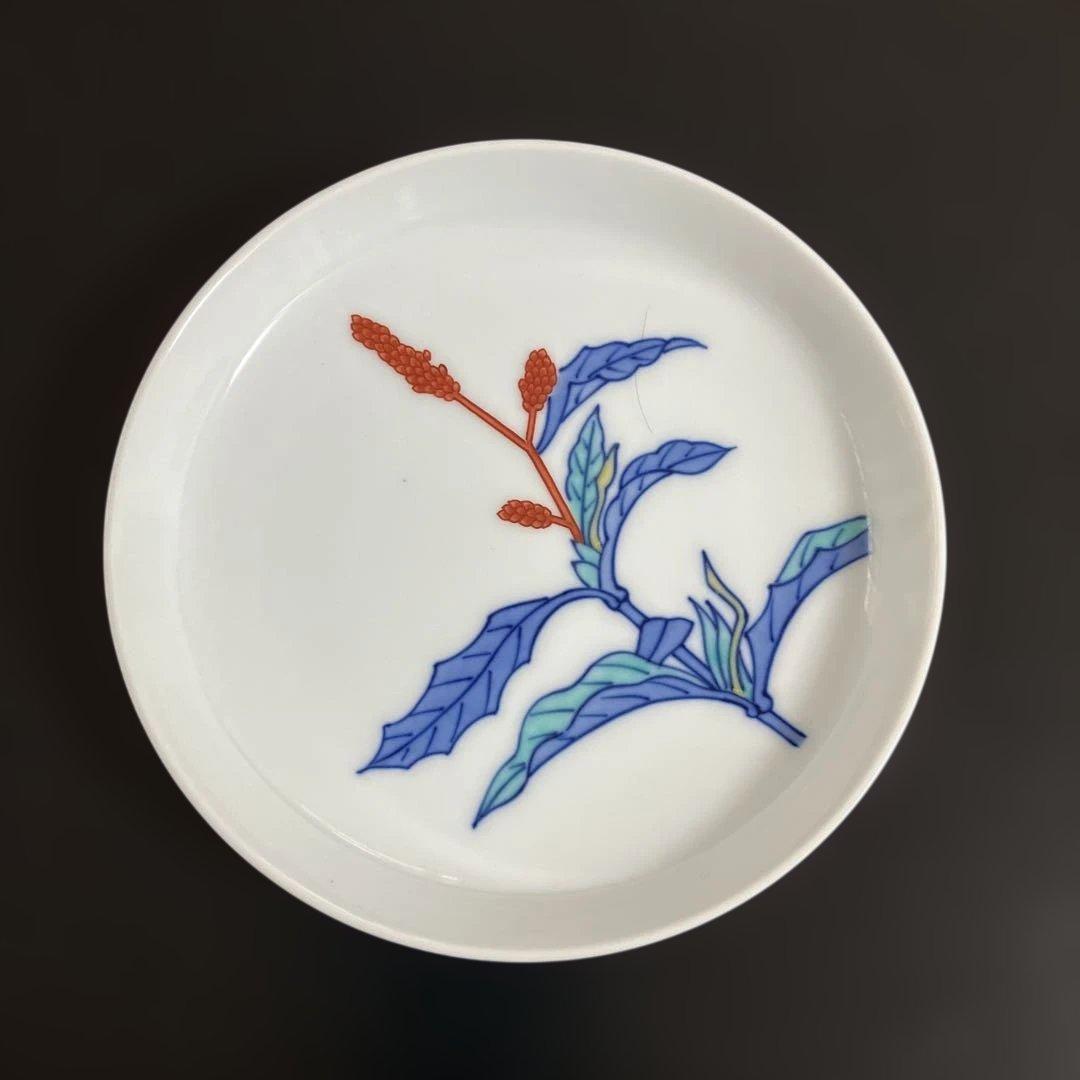 人間国宝　今泉今右衛門　 伊万里、銘々皿5枚