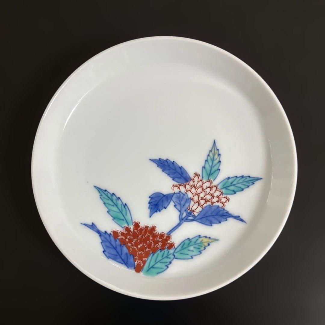 人間国宝　今泉今右衛門　 伊万里、銘々皿5枚