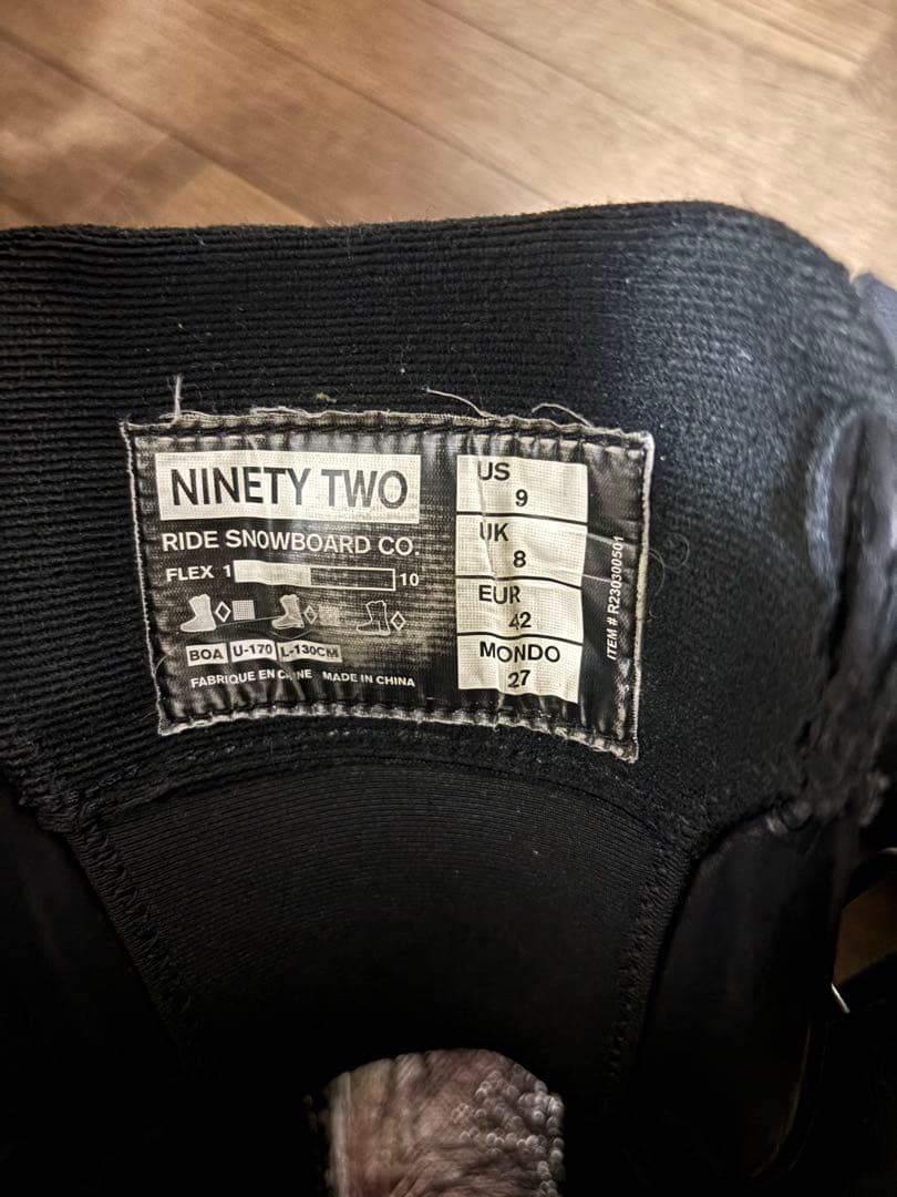 スノーボード RIDE 92